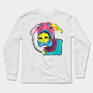 I love my Doberman natural ears Long Sleeve T-Shirt